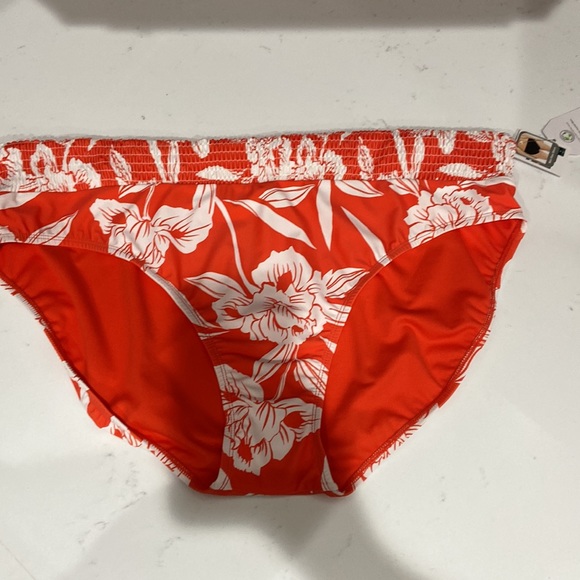 3x 24w-26w orange and white floral bikini ❤️🔥 NWT time and tru - Picture 2 of 16